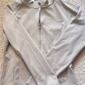 AYBL Women's Light Taupe Full-Zip Utility Jacket